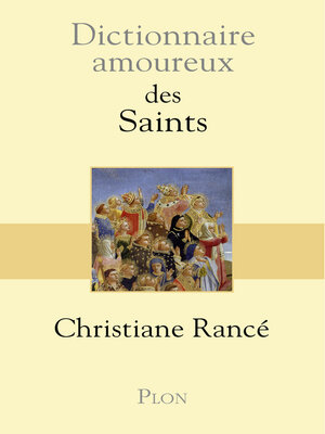 cover image of Dictionnaire amoureux des saints